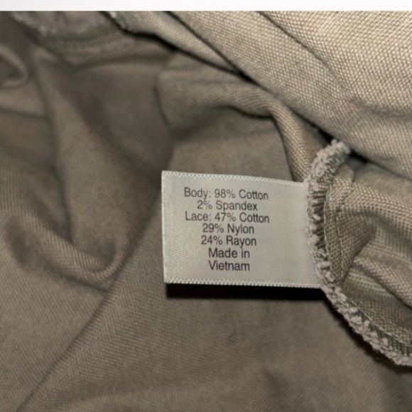 Lane Bryant size 16 olive green top - Picture 9 of 9